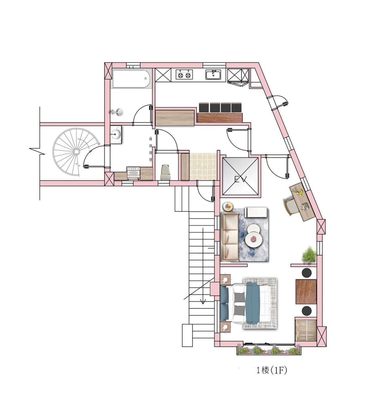 Aparthotel Ev-akabane House Präfektur Tokio